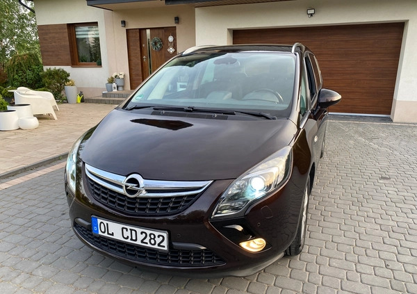 Opel Zafira cena 37900 przebieg: 203000, rok produkcji 2012 z Kielce małe 781